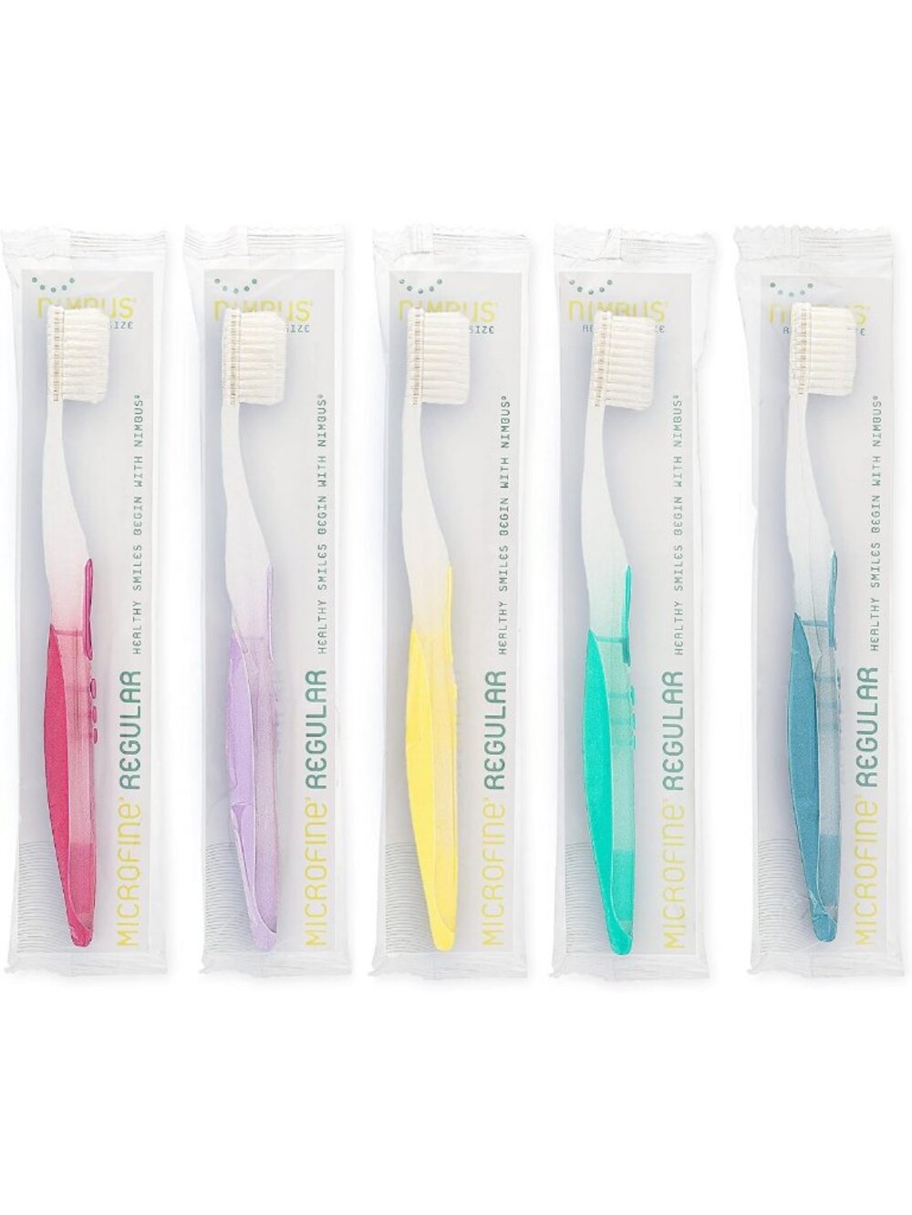 Extra Soft Toothbrushes for Sensitive Teeth & Gums, Tapered Bristles, 10 Pack
